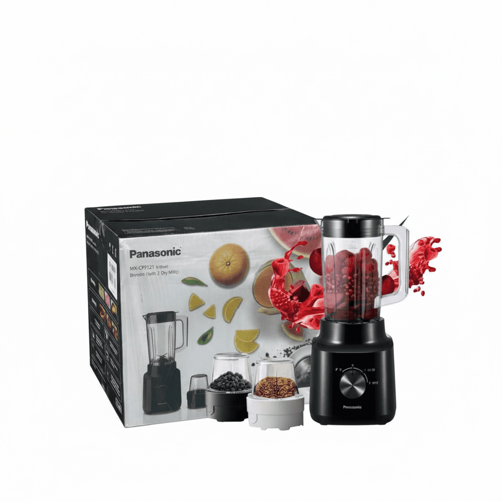 Panasonic Blender with 2 Dry Mills